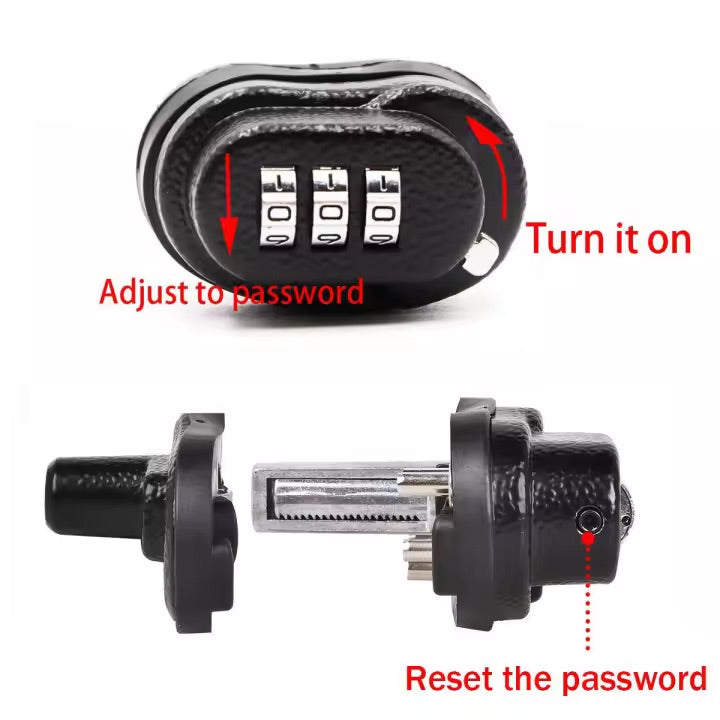 3-Digit Combination Trigger Lock – Secure Fit for Rifles, Shotguns & Handguns