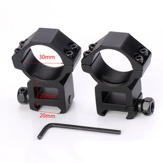 High Profile 30mm Scope Rings – Fits 20mm Picatinny Rail
