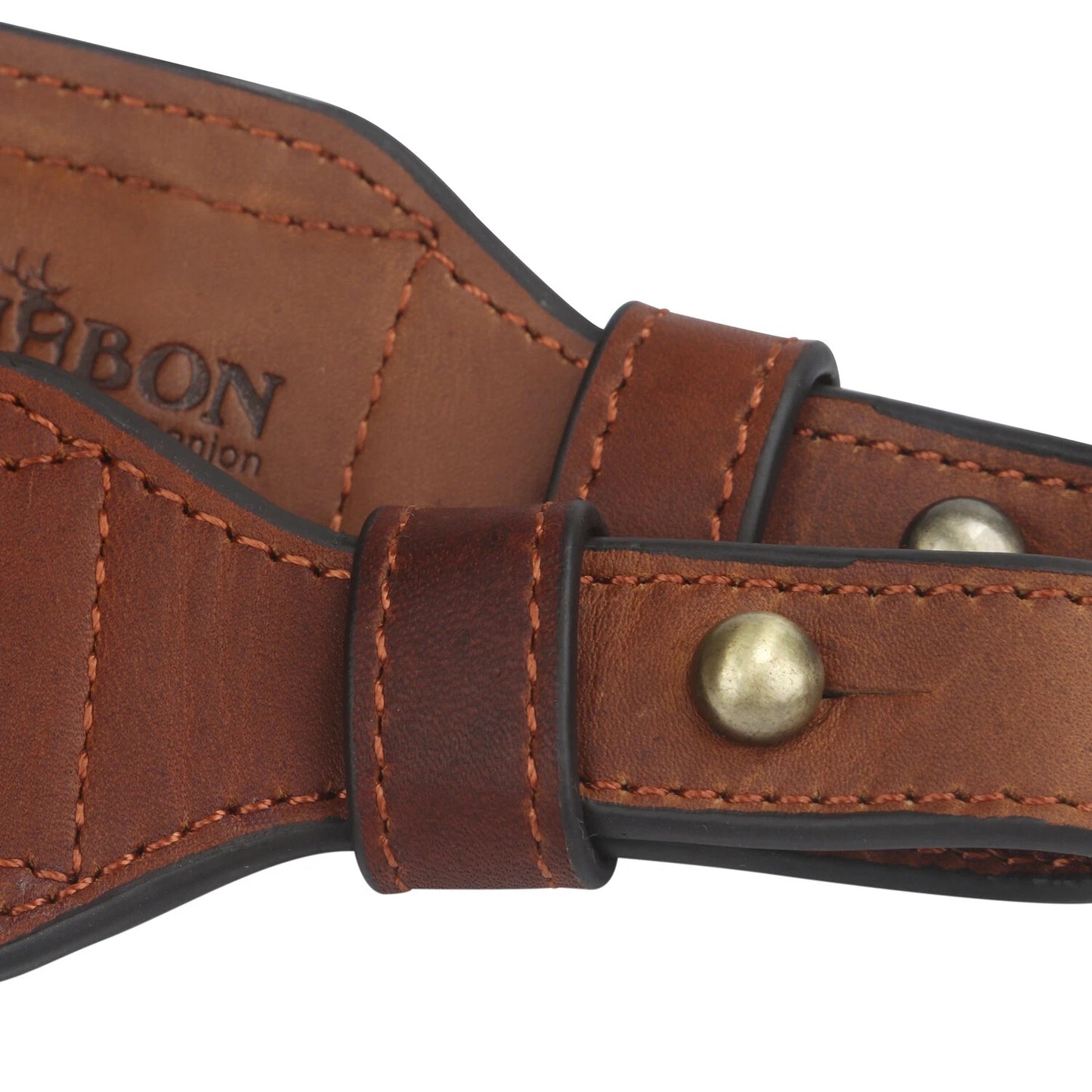 Tourbon Hunting Sling – Adjustable Cotton Webbing with Genuine Leather for Comfort and Style